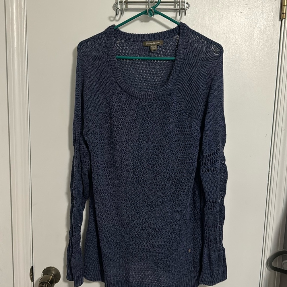 Tommy Bahama blue sweater extra large